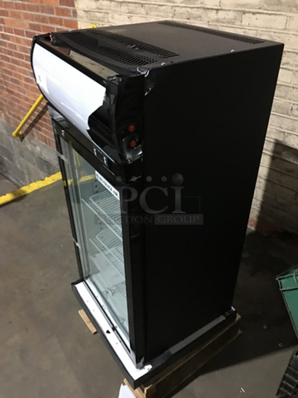 OUT OF THE BOX! SCRATCH-N-DENT! Beverage Air Commercial Countertop Reach In Freezer Merchandiser! With Poly Coated Racks! Model CTF31B Serial CTF301052016054! 115V! - Image 2 of 9