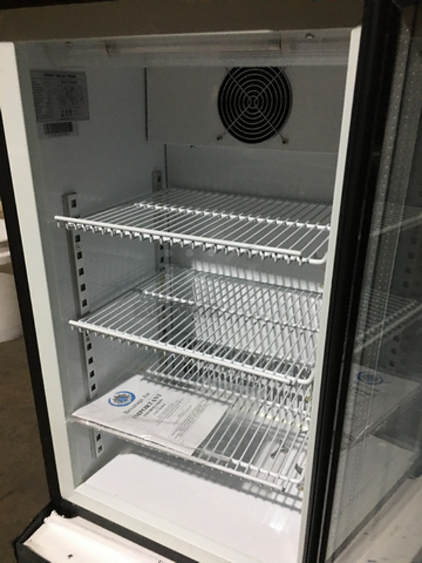 OUT OF THE BOX! SCRATCH-N-DENT! Beverage Air Commercial Countertop Reach In Freezer Merchandiser! With Poly Coated Racks! Model CTF31B Serial CTF301052016054! 115V! - Image 5 of 9