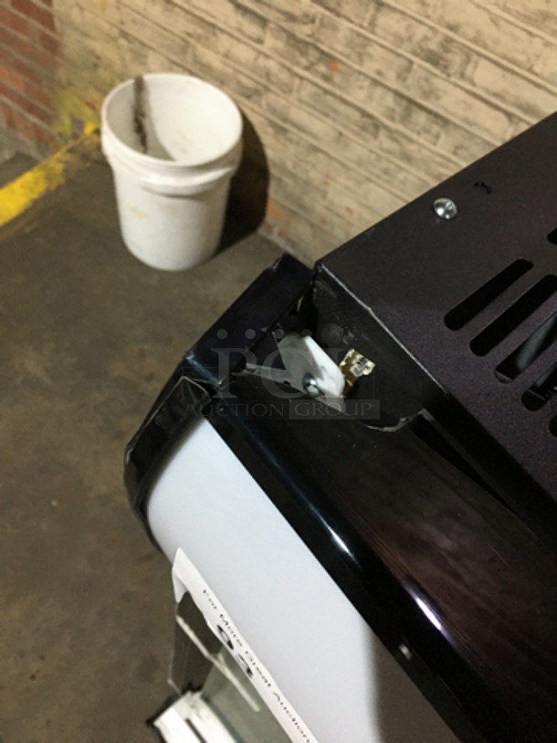 OUT OF THE BOX! SCRATCH-N-DENT! Beverage Air Commercial Countertop Reach In Freezer Merchandiser! With Poly Coated Racks! Model CTF31B Serial CTF301052016054! 115V! - Image 8 of 9