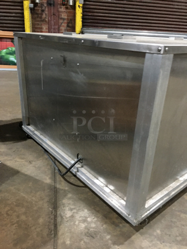 All Stainless Steel Commercial 2 Door Under The Counter Food Warming Cabinet! With View Through Doors! On Casters! - Image 3 of 8