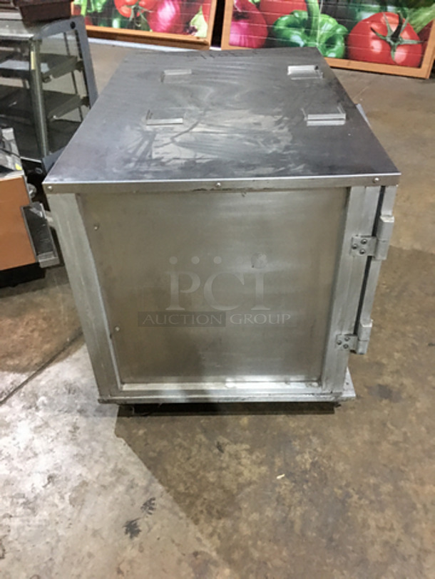All Stainless Steel Commercial 2 Door Under The Counter Food Warming Cabinet! With View Through Doors! On Casters! - Image 4 of 8