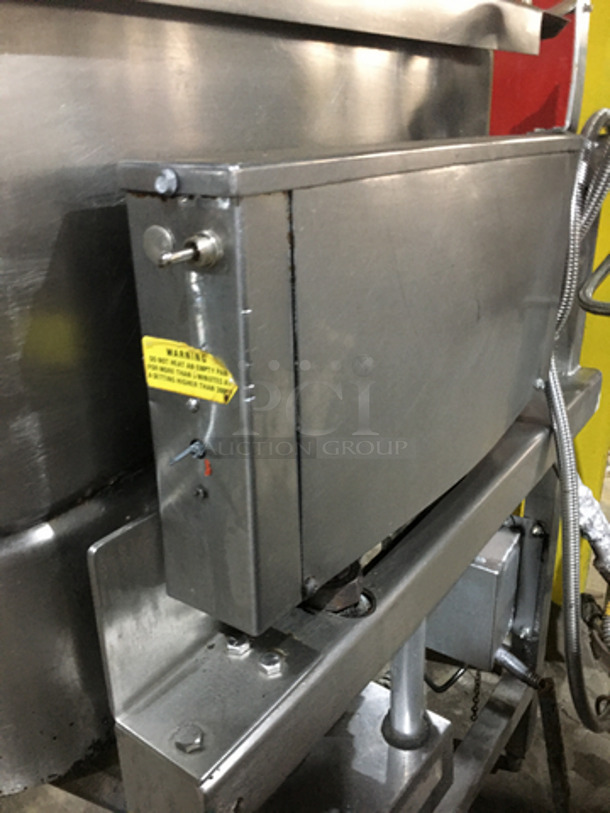 WOW! Groen Natural Gas Powered Floor Model 40 Gallon Tilted Braising Pan/Tilt Skillet! All Stainless Steel! On Legs! - Image 6 of 8