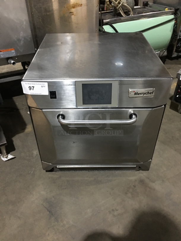 Merrychef Commercial Countertop Rapid Cook Oven! With Digital Touch Controls! All Stainless Steel! Model EIKONE4 Serial 1206213090561! 208/240V!