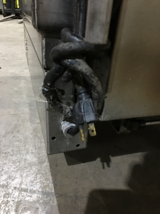 Accutemp Commercial Countertop Natural Gas Powered Flat Griddle! Accu-Steam Series! With Back & Side Splashes! All Stainless Steel! Model GGF1201A2400 Serial 11735! 120V 1Phase! On Legs! - Image 9 of 9