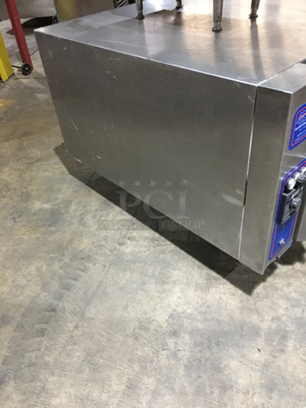 Euroven Commercial Electric Powered Combi Convection Oven! With View Through Door! All Stainless Steel! Model US04UNO2 Serial 04US80009! 208V 3Phase!
 - Image 3 of 8
