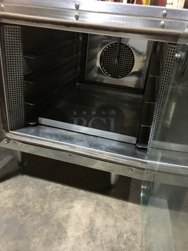 Euroven Commercial Electric Powered Combi Convection Oven! With View Through Door! All Stainless Steel! Model US04UNO2 Serial 04US80009! 208V 3Phase!
 - Image 5 of 8