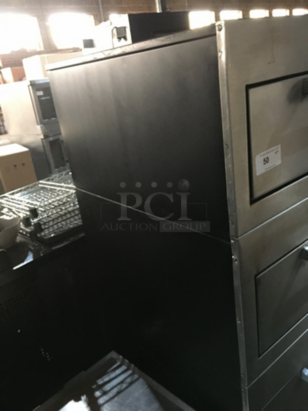 AMAZING! Garland Commercial Electric Powered 3 Tier Pizza Oven! With View Through Doors! All Stainless Steel! On Legs! 3 X Your Bid! Makes One Unit! - Image 4 of 10