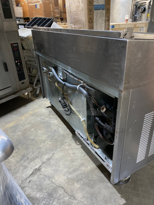 Marsal Commercial Refrigerated Pizza Prep Table! With Single Door Storage Space! With 2 Drawers Underneath! All Stainless Steel! On Commercial Casters! - Image 3 of 11