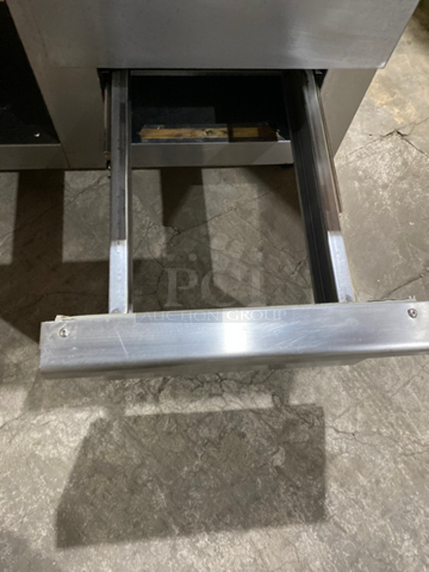 Marsal Commercial Refrigerated Pizza Prep Table! With Single Door Storage Space! With 2 Drawers Underneath! All Stainless Steel! On Commercial Casters! - Image 6 of 11