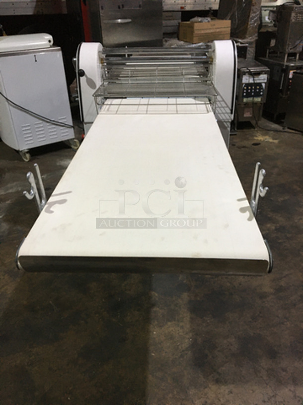 BEAUTIFUL! Real Forni Commercial Floor Style Heavy Duty Dough Sheeter!  - Image 3 of 11