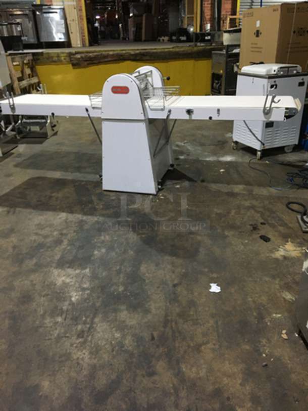 BEAUTIFUL! Real Forni Commercial Floor Style Heavy Duty Dough Sheeter!  - Image 4 of 11