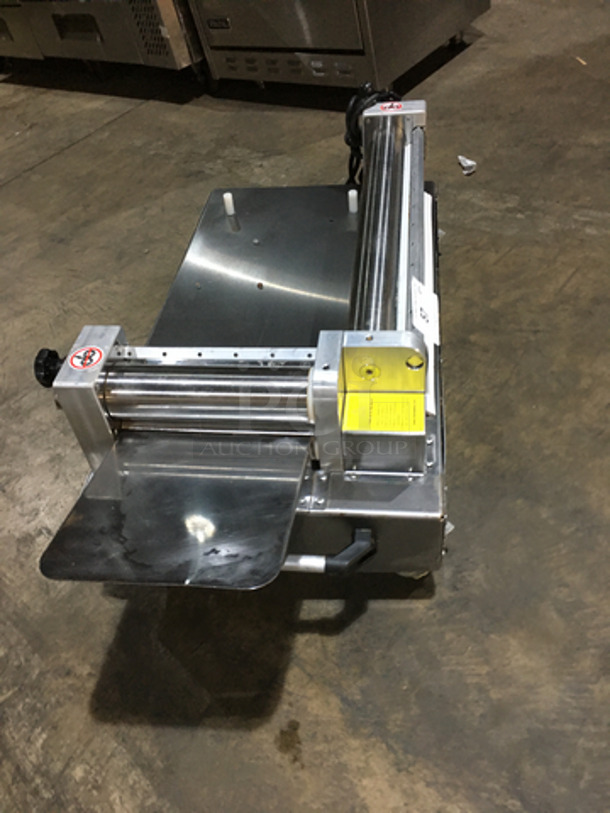 2013 RMS Stainless Steel Commercial Countertop Dough Sheeter! Model 600 Serial 0513198! 220/230V! - Image 2 of 8
