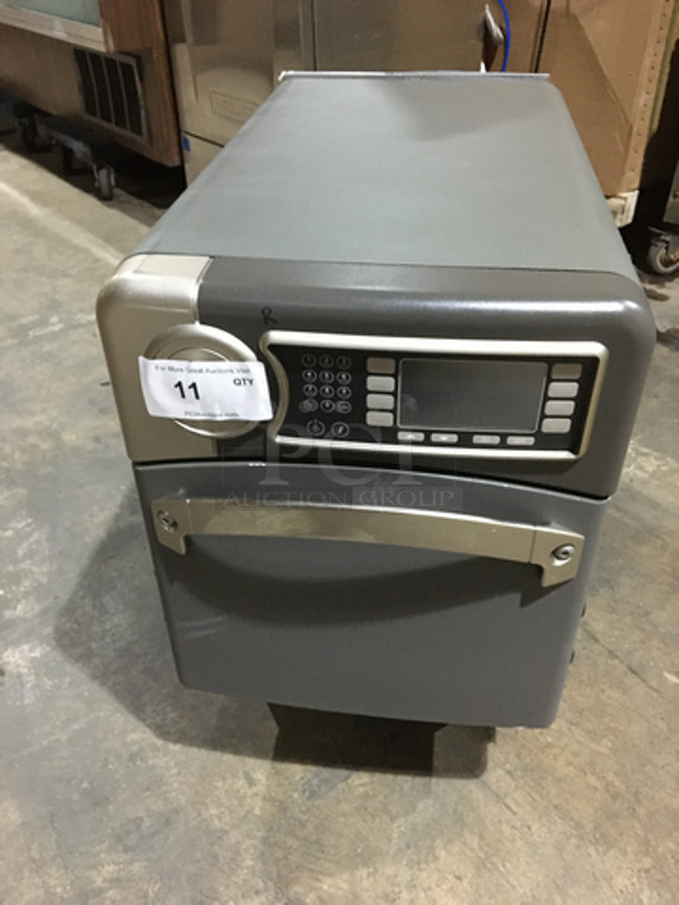 NICE! 2017 Turbo Chef Commercial Countertop Rapid Cook Oven! Model NGO Serial NGOD33538! 208/240V 1Phase! On Legs!