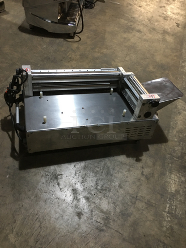 2013 RMS Stainless Steel Commercial Countertop Dough Sheeter! Model 600 Serial 0513198! 220/230V! - Image 4 of 8