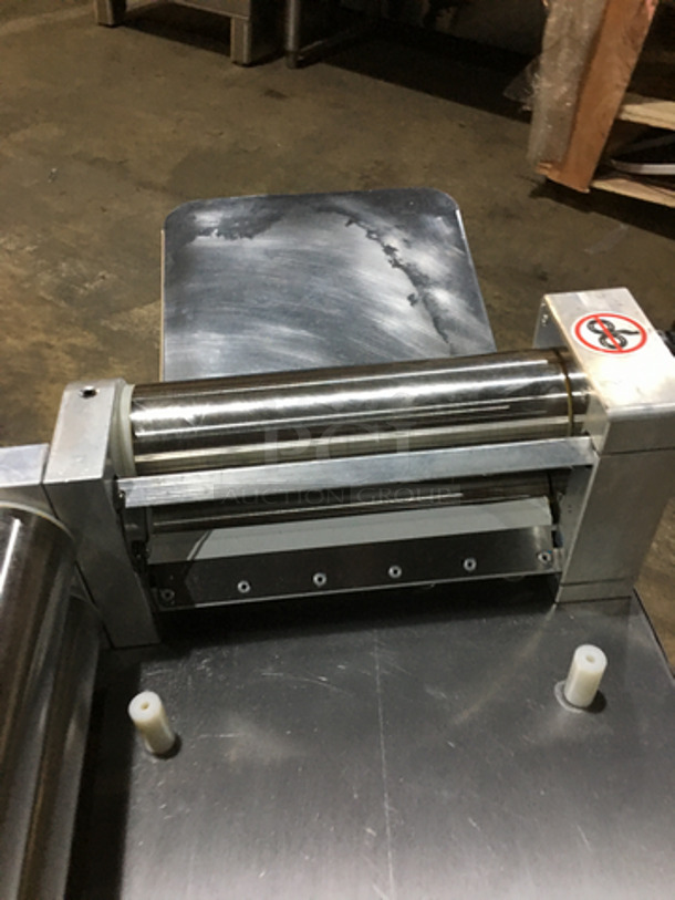 2013 RMS Stainless Steel Commercial Countertop Dough Sheeter! Model 600 Serial 0513198! 220/230V! - Image 6 of 8