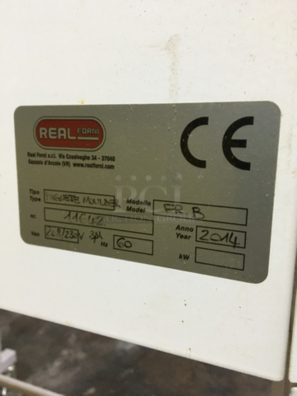 NICE! Real Forni Commercial Floor Style Baguette Molder! Model FRB Serial 11642! On Casters! - Image 5 of 11