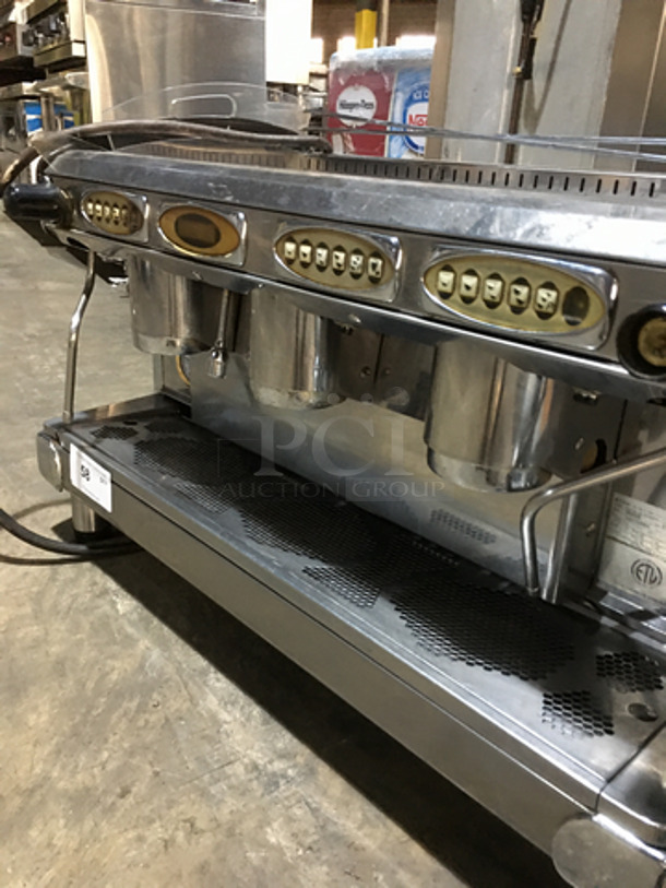 AMAZING! 2010 Danesi 3 Group Counter Top Espresso Machine! Model IR3GE Serial 100132984! 220V 1Phase! - Image 5 of 9