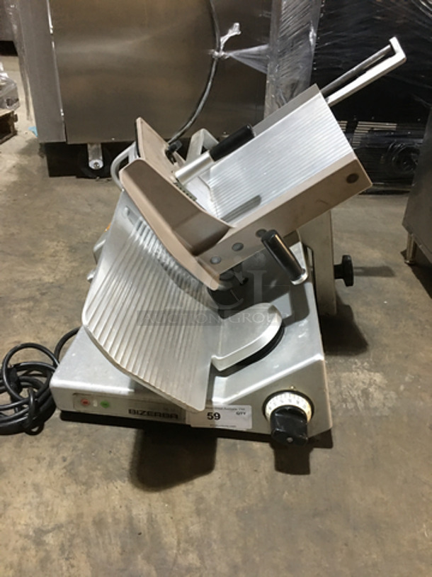 FAB! Bizerba 12 Inch Blade Heavy Duty Commercial Meat Slicer! Model SE12 Serial 1602947! 120V 1 Phase! Working!