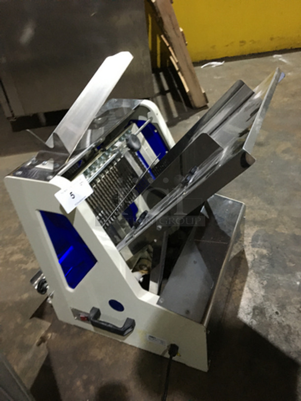 GREAT! Bake Max Commercial Countertop Bread Slicer! All Stainless Steel! Model BMGF001 Serial BMJ14AL019! 110V 1Phase! - Image 2 of 9