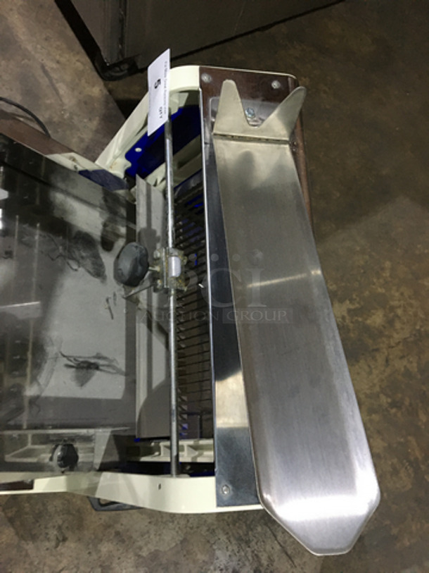 GREAT! Bake Max Commercial Countertop Bread Slicer! All Stainless Steel! Model BMGF001 Serial BMJ14AL019! 110V 1Phase! - Image 8 of 9