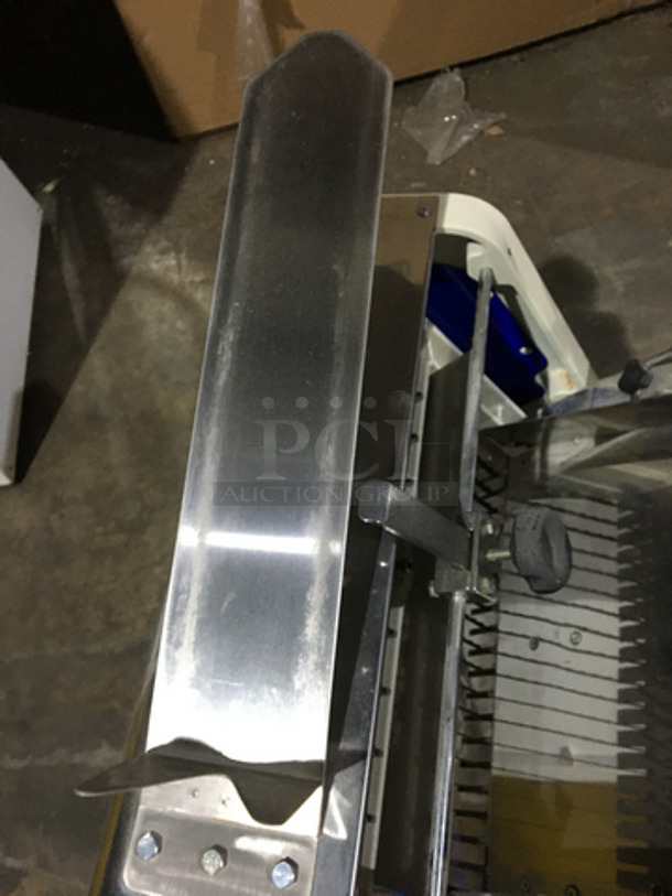 GREAT! Bake Max Commercial Countertop Bread Slicer! All Stainless Steel! Model BMGF001 Serial BMJ14AL020! 110V 1Phase! - Image 8 of 10