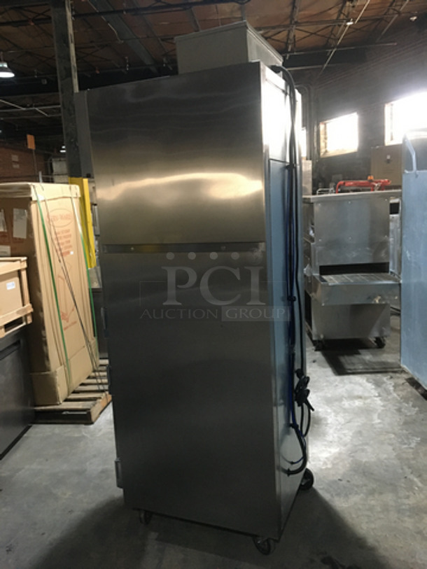2014 True Commercial Single Door Dual System Refrigerated Dough Retarder/Proofer Combo! All Stainless Steel! Model STR1R1S Serial 7525483! 115V 1Phase! On Casters! - Image 3 of 9