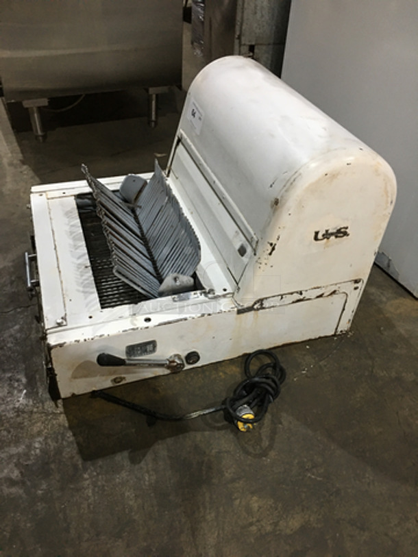 Berkel Commercial Countertop Bread Loaf Slicer! Model MB Serial 503MB390! 115V! - Image 2 of 10