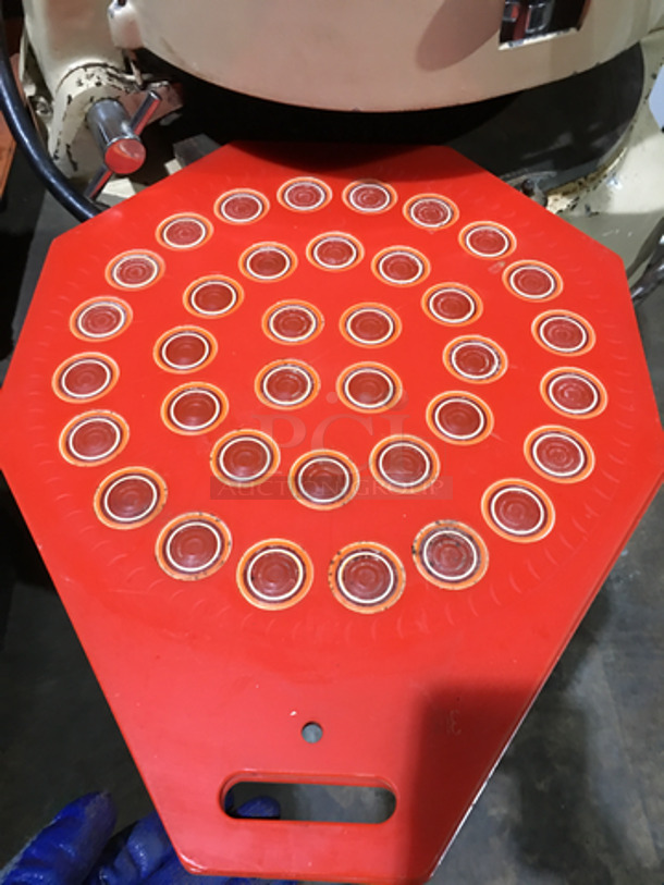 Eberhardt Commercial Floor Style Dough Divider! With 36 Section Die Rounding Plate! - Image 6 of 10
