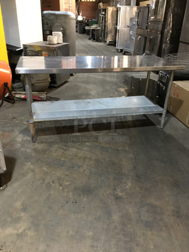 Aero Commercial Work/Prep Table! With Underneath Storage Space! All Stainless Steel! On Legs! - Image 2 of 8