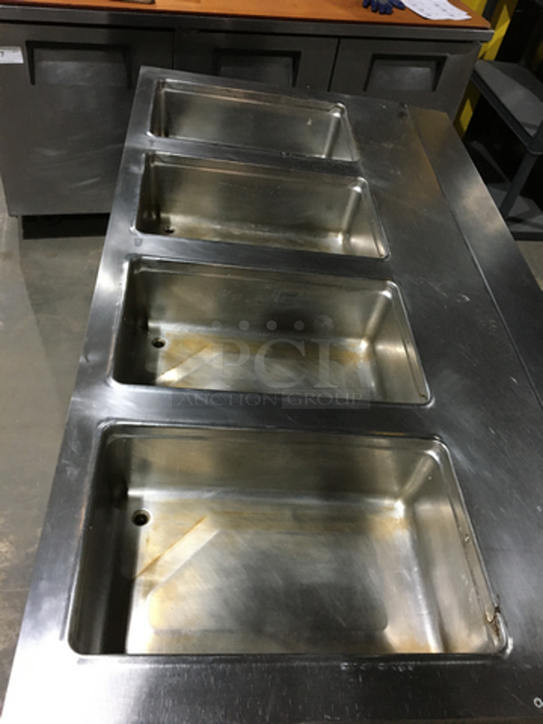 Randell Stainless Steel Commercial 4 Well Steam Table! With Underneath Storage Space! Model 3614 Serial J8644919! 208/240V! On Commercial Casters! - Image 5 of 9
