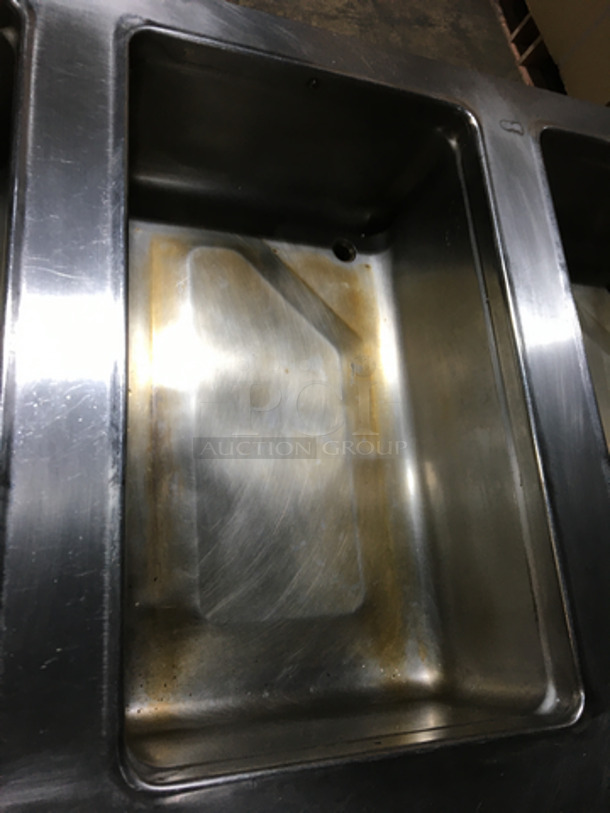 Randell Stainless Steel Commercial 4 Well Steam Table! With Underneath Storage Space! Model 3614 Serial J8644919! 208/240V! On Commercial Casters! - Image 6 of 9