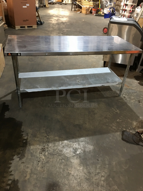 Aero Commercial Work/Prep Table! With Underneath Storage Space! All Stainless Steel! On Legs! - Image 7 of 8