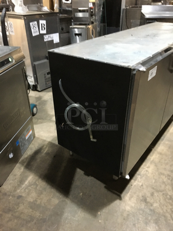 Glastender Commercial Refrigerated 3 Door Bar Back! All Stainless Steel! Model LP72L6SN Serial 404169479N! 120V 1Phase! Remote Compressor/No Compressor! On Legs! - Image 2 of 10