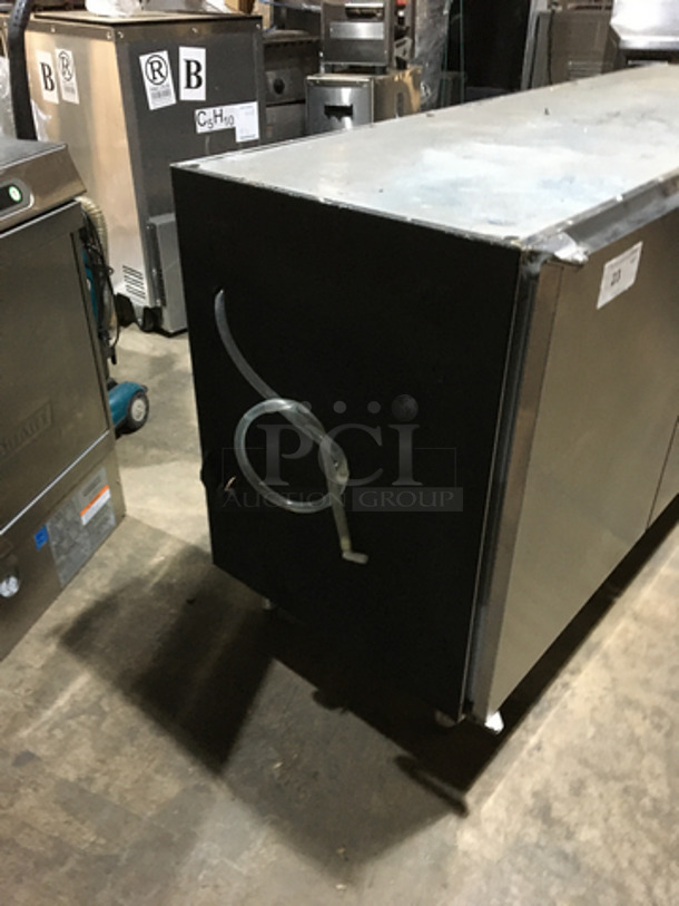 Glastender Commercial Refrigerated 3 Door Bar Back! All Stainless Steel! Model LP72L6SN Serial 404169479N! 120V 1Phase! Remote Compressor/No Compressor! On Legs! - Image 4 of 10