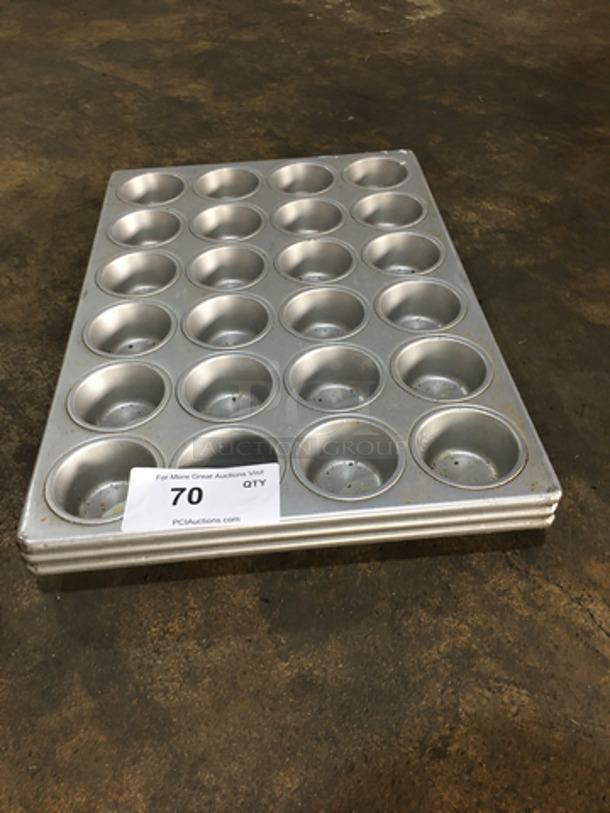 24 Hole Cupcake/Muffin Baking Pan! 3 X Your Bid!