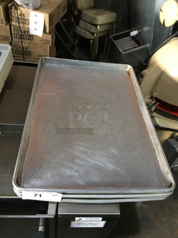 Full Size Baking Sheet Pans! 5 X Your Bid!