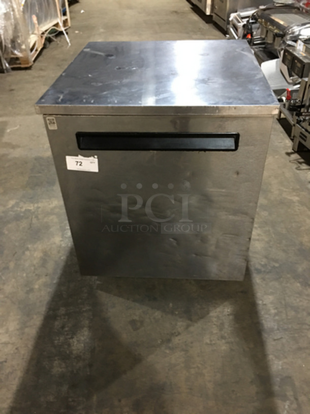 Delfield One Door Refrigerated Lowboy/Work Top Cooler! Model 406STAR2! 115V 1Phase! On Casters!