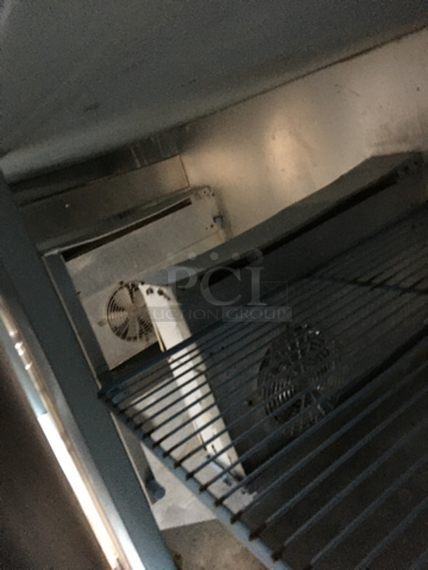 Delfield Commercial Refrigerated Pizza Prep/Mega Top Sandwich/Salad Prep Table! With 2 Drawers Underneath! With 2 Door Underneath Storage Space! All Stainless Steel! On Casters! - Image 6 of 9