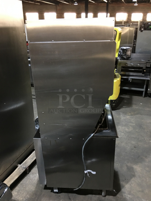 AMAZING! Wells Commercial Electric Powered Deep Fat Fryer! With Ventless Hood! All Stainless Steel! Model WVF886 Serial LAR1100! 208V! On Casters! - Image 3 of 10