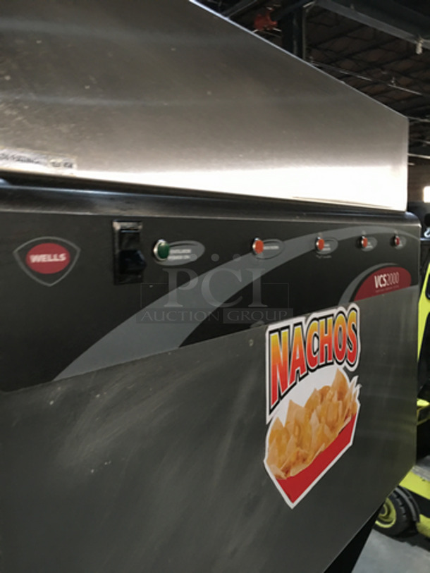 AMAZING! Wells Commercial Electric Powered Deep Fat Fryer! With Ventless Hood! All Stainless Steel! Model WVF886 Serial LAR1100! 208V! On Casters! - Image 8 of 10