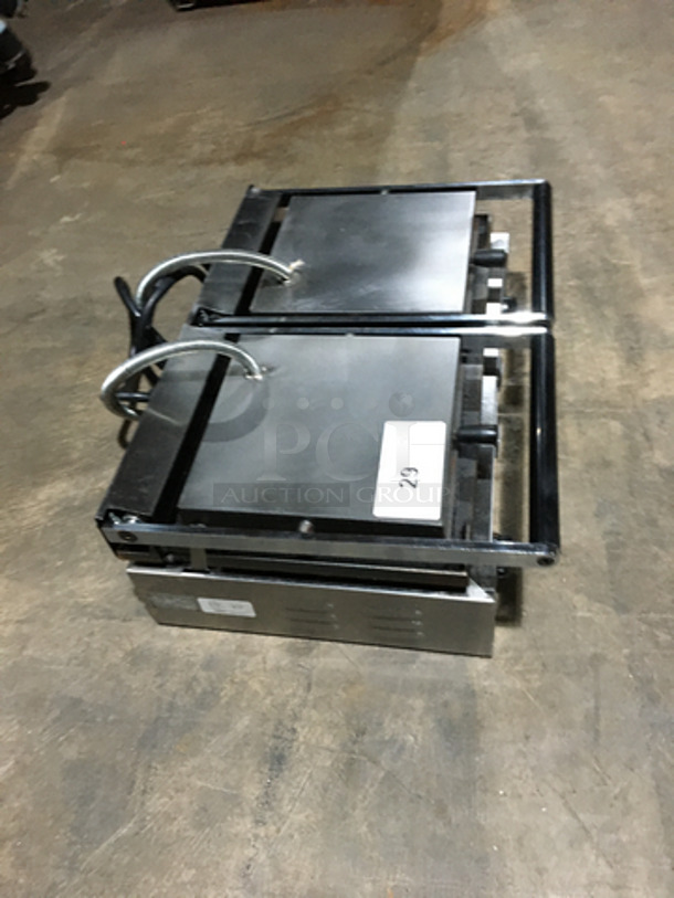 Eurodib Commercial Countertop Dual Panini Press Machine! All Stainless Steel! Model PDRE Serial ANNO2003/11! 230V! - Image 2 of 9