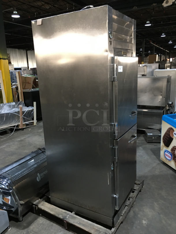Traulsen Commercial Reach In Refrigerator! With 2 Half Doors! All Stainless Steel! Model RDT132WUT Serial 156310! 115V 1Phase! - Image 2 of 10
