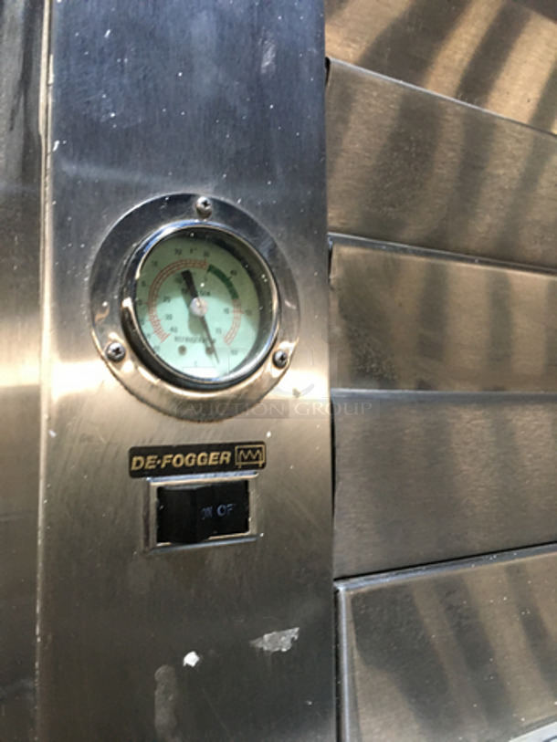 Traulsen Commercial Reach In Refrigerator! With 2 Half Doors! All Stainless Steel! Model RDT132WUT Serial 156310! 115V 1Phase! - Image 9 of 10
