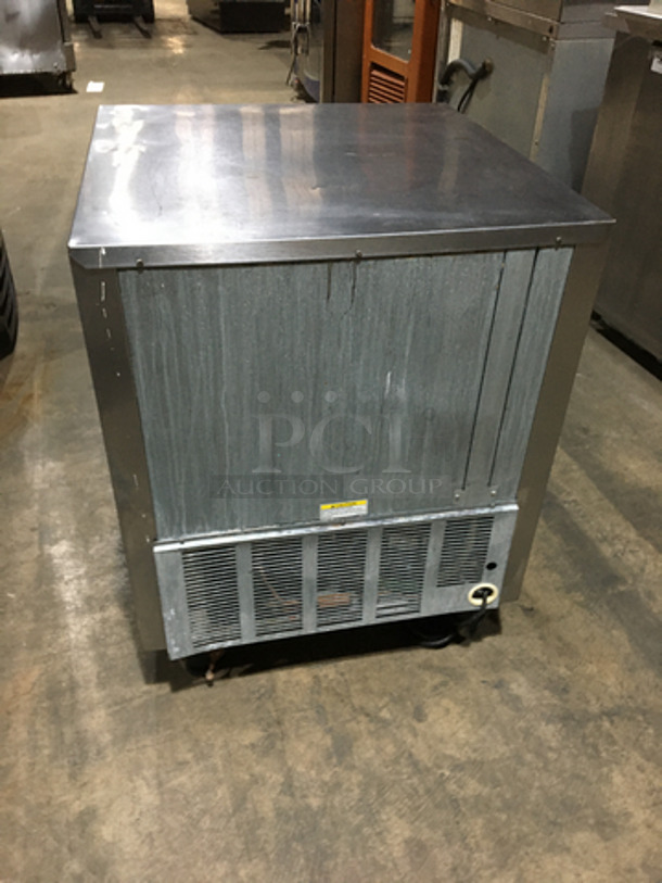Beverage Air Commercial Single Door Refrigerated Lowboy! With Poly Coated Racks! All Stainless Steel! Model UCR27A Serial 7702987! 115V 1Phase! On Commercial Casters! - Image 4 of 7