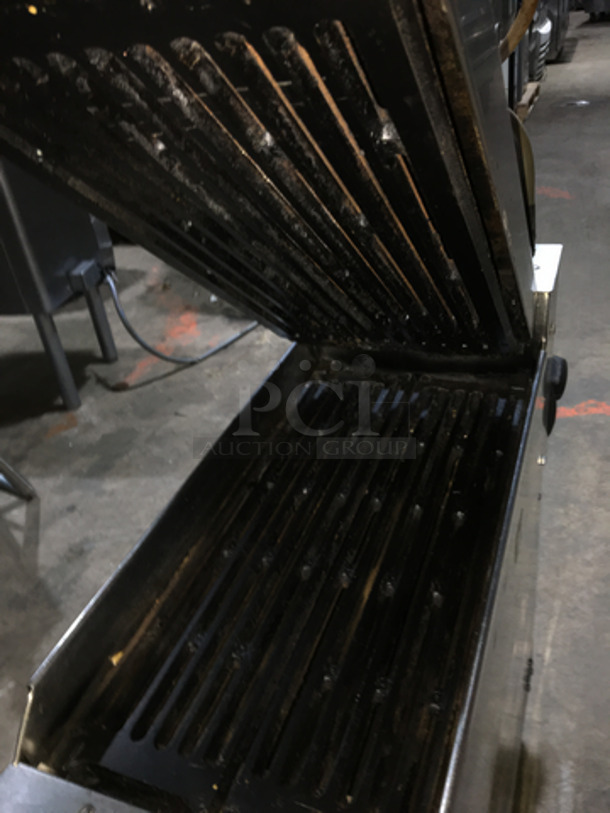 Garland Commercial Electric Powered Dual Side Hamburger Press/Clamshell Broiler! All Stainless Steel! Model CXBE12 Serial 1403100100957! 208V 3Phase! On Casters! - Image 5 of 8