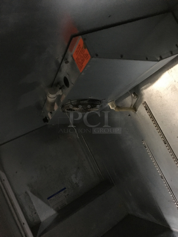 NICE! Beverage Air Commercial Refrigerated Work Top Station! With 2 Door Underneath Storage Space! With Cold Topping Rail! All Stainless Steel! Model MS681 Serial 6715397! 115V 1Phase! - Image 7 of 10