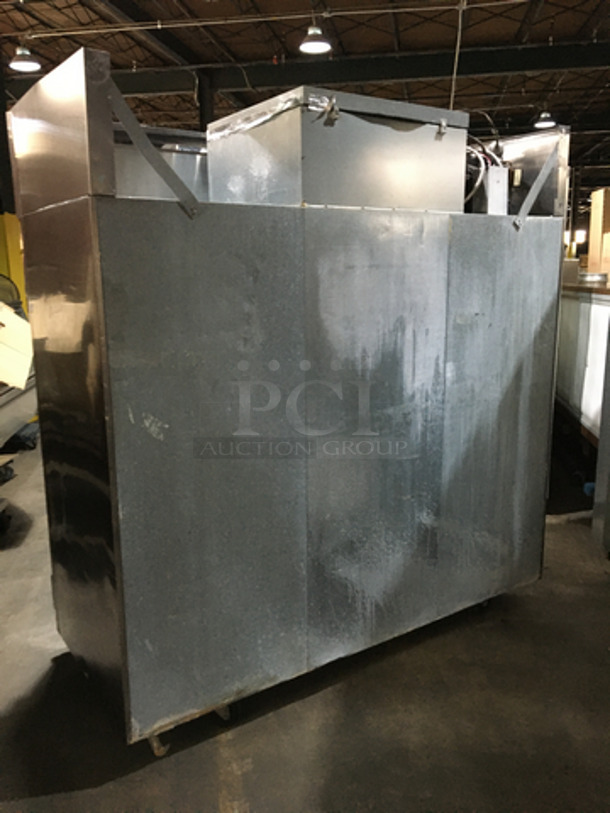 Victory Commercial 3 Door Reach In Freezer! All Stainless Steel! Model FS3DS7 Serial P9836I28! 208/230V 1Phase! On Casters! - Image 2 of 10