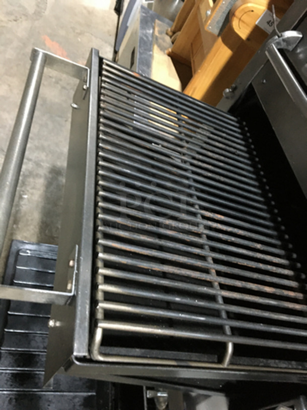 Nice! Jade Range Natural Gas Powered Upright Char Broiler Grill! With Double Oven! All S.S. Body! - Image 6 of 7