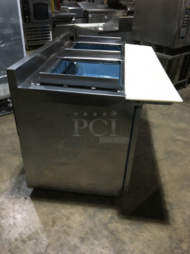 Delfield Refrigerated 60 Inch Mega Top Sandwich Prep Table! 115V 1 Phase! On Casters! - Image 3 of 10