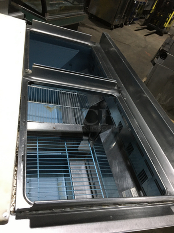 Delfield Refrigerated 60 Inch Mega Top Sandwich Prep Table! 115V 1 Phase! On Casters! - Image 8 of 10